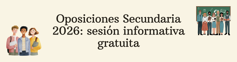 Sesión informativa oposiciones secundaria 2026 AULACOM